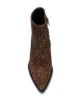 AGL botines con motivo de leopardo