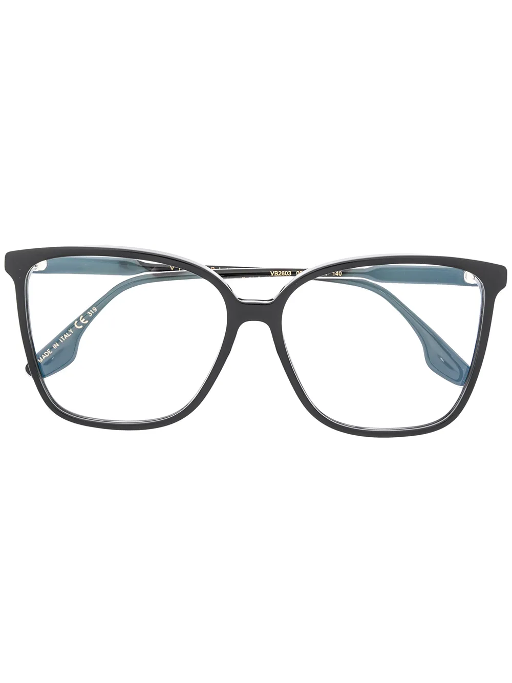 Victoria Beckham Bril met vierkant montuur Zwart