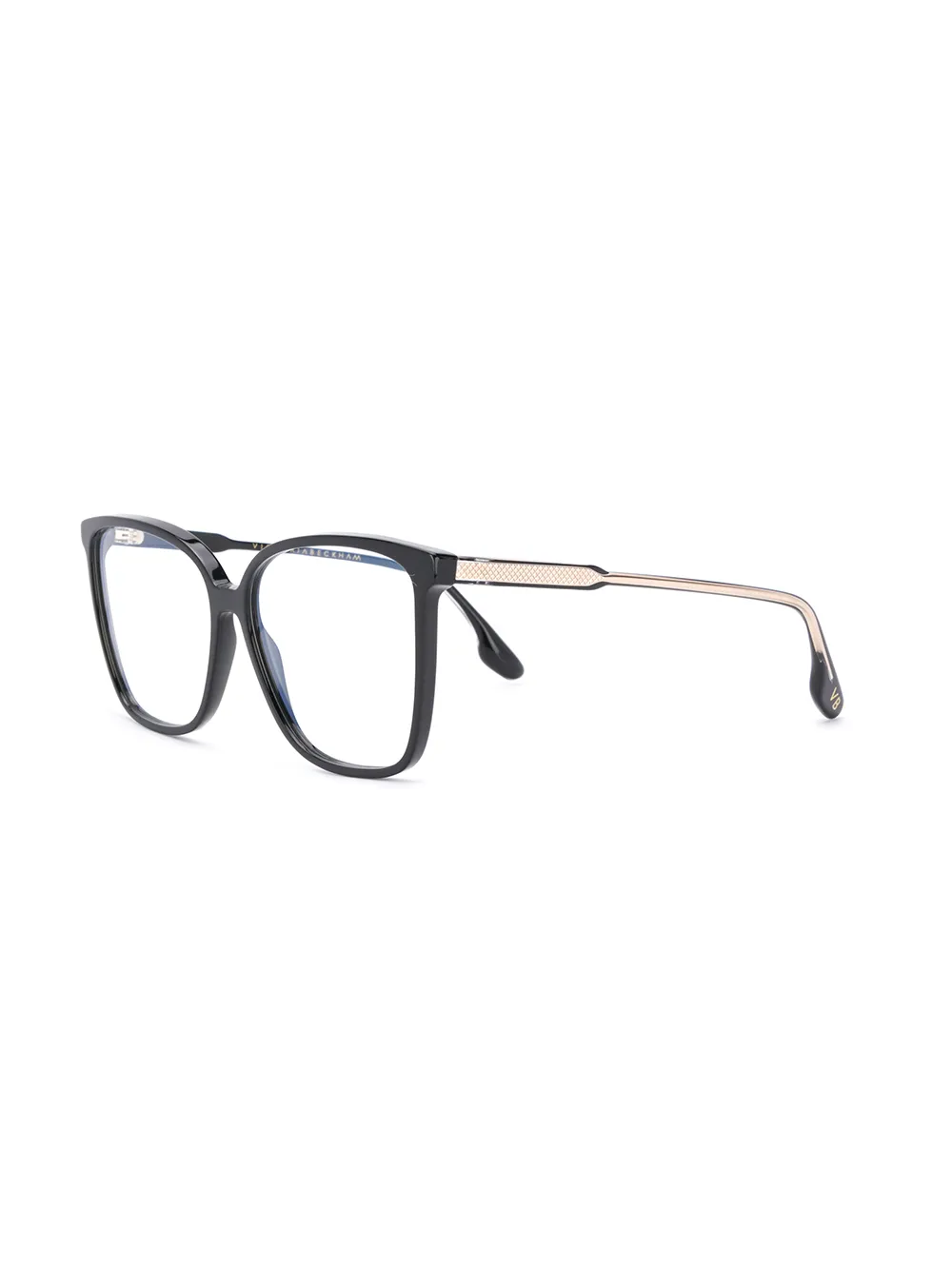 Victoria Beckham Bril met vierkant montuur Zwart