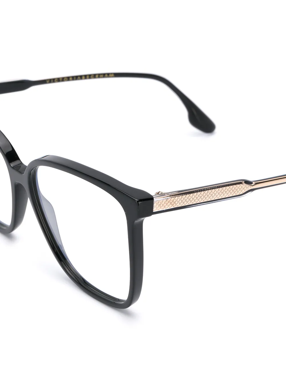 Victoria Beckham Bril met vierkant montuur Zwart