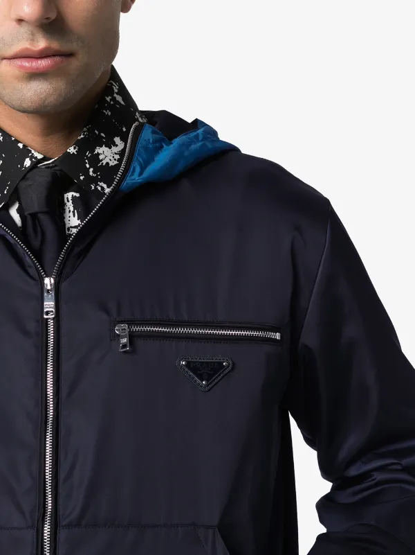 prada zip up hoodie