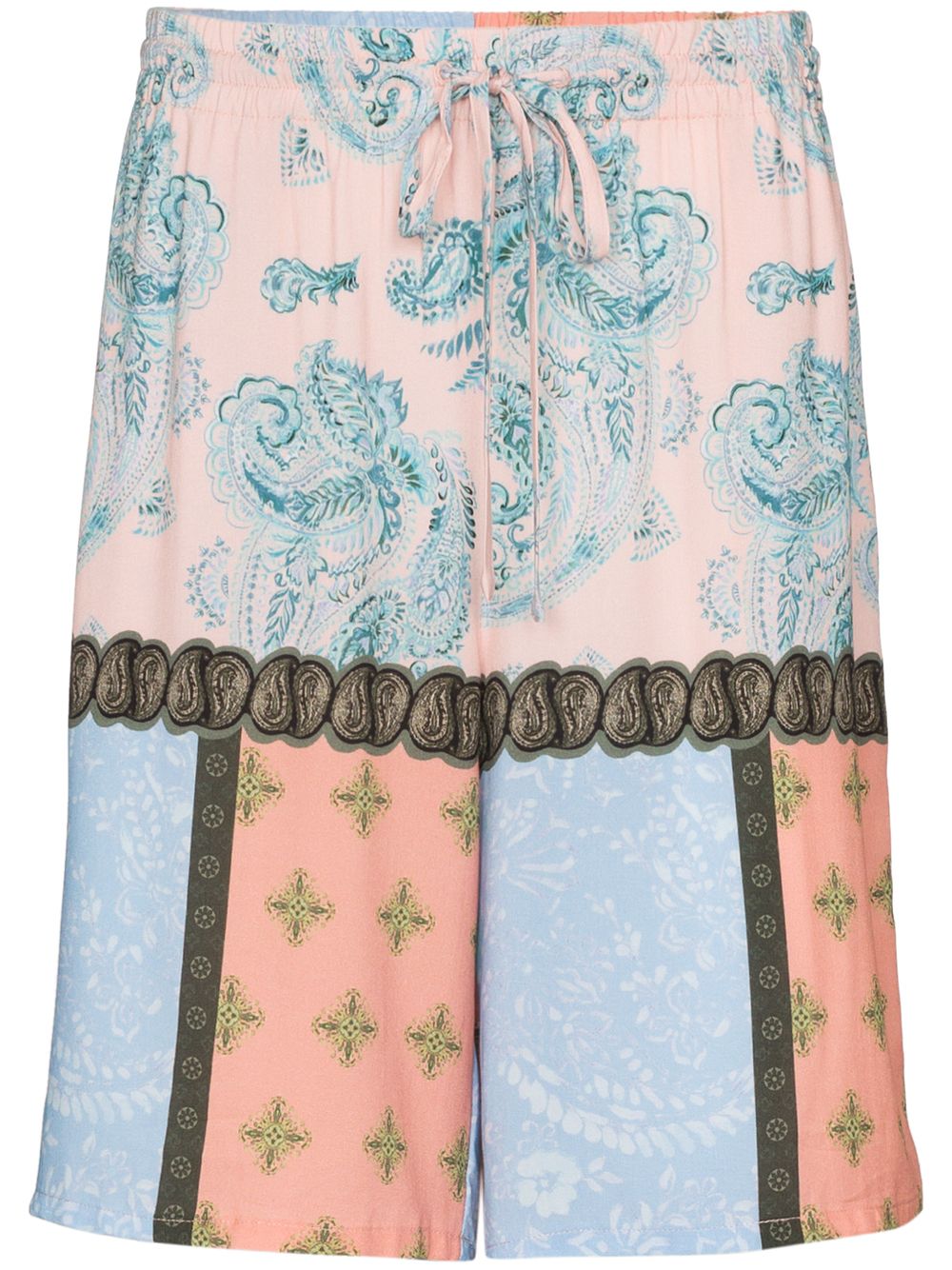 фото Esteban cortazar paisley-print shorts