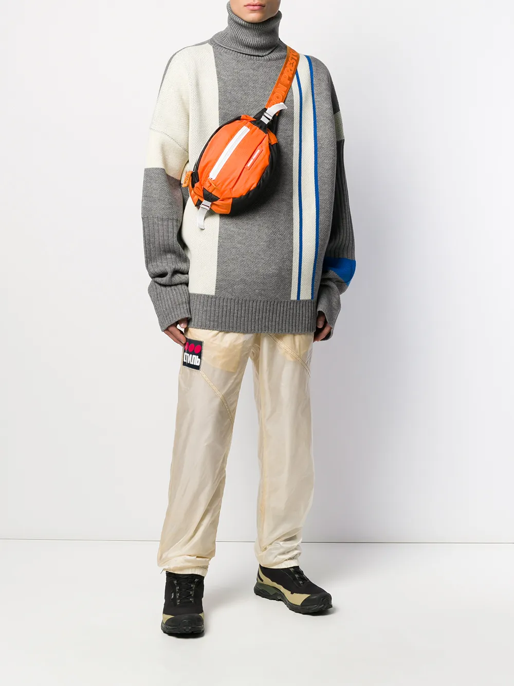 фото Heron Preston panelled track pants