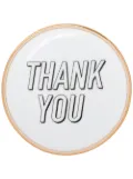 Bitossi Home Thank you plate - White