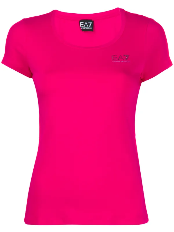 pink armani t shirt