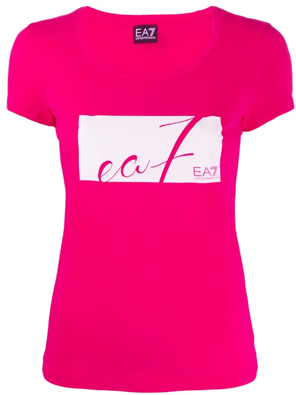 emporio armani ea7 central logo crew sweatshirt