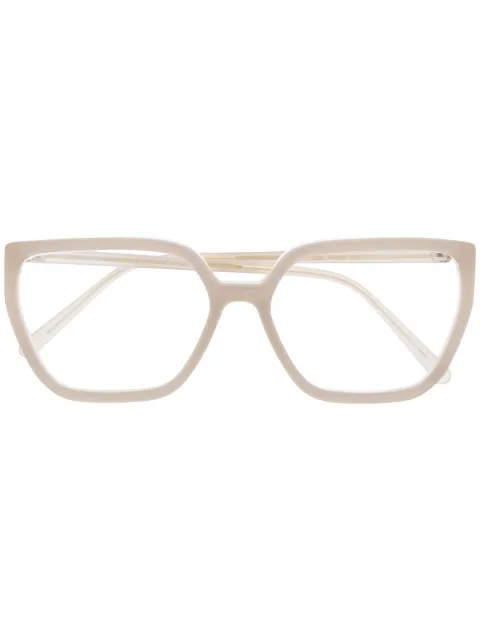 Marni Eyewear oversized frame glasses