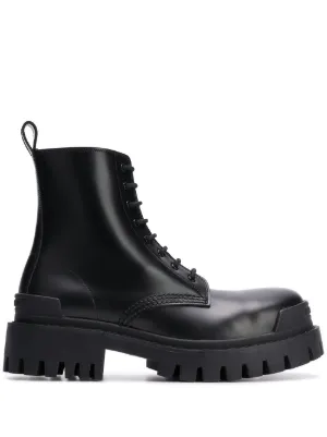 Boots en cuir Balenciaga Noir taille 41 EU en Cuir  32734545