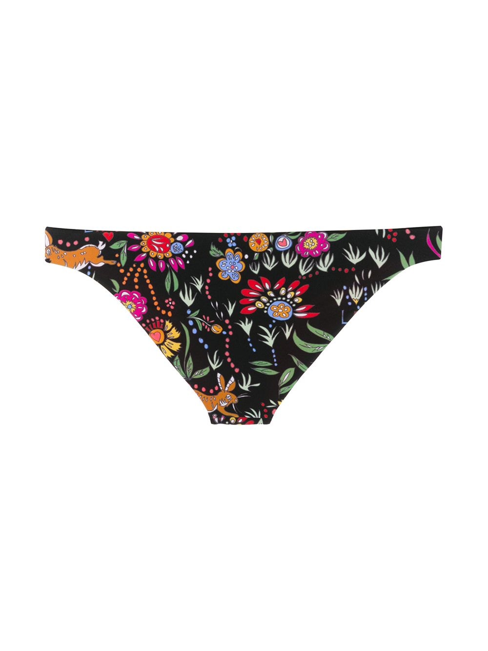 La DoubleJ Floral Print Hip Bikini Bottoms - Farfetch