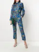 Image 2 of La Doublej x Mantero Thistle Blu capri trousers