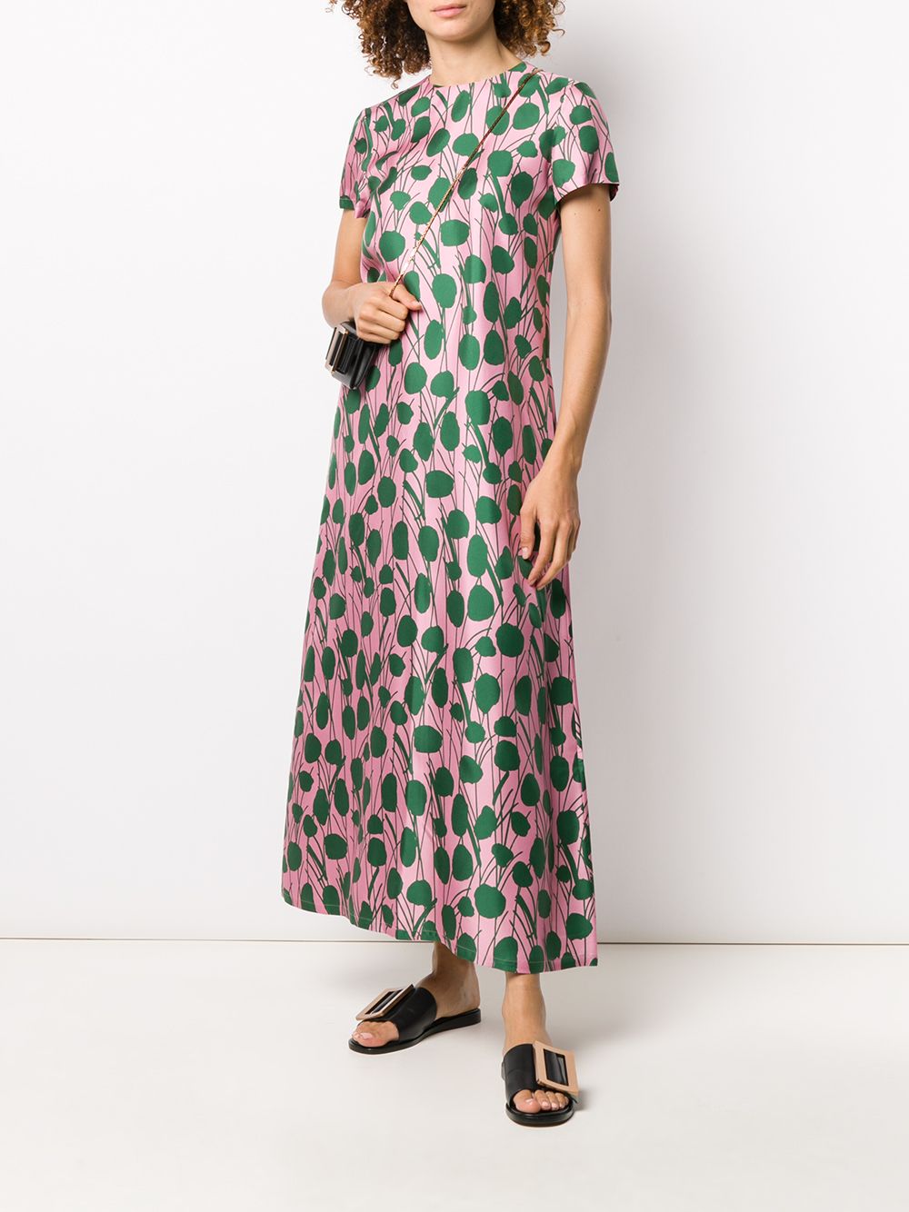 La DoubleJ Swing Floral Print Dress - Farfetch