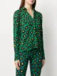 La Doublej x Mantero Viola Flower Leopard blouse