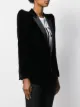 Saint Laurent блейзер с объемными плечами