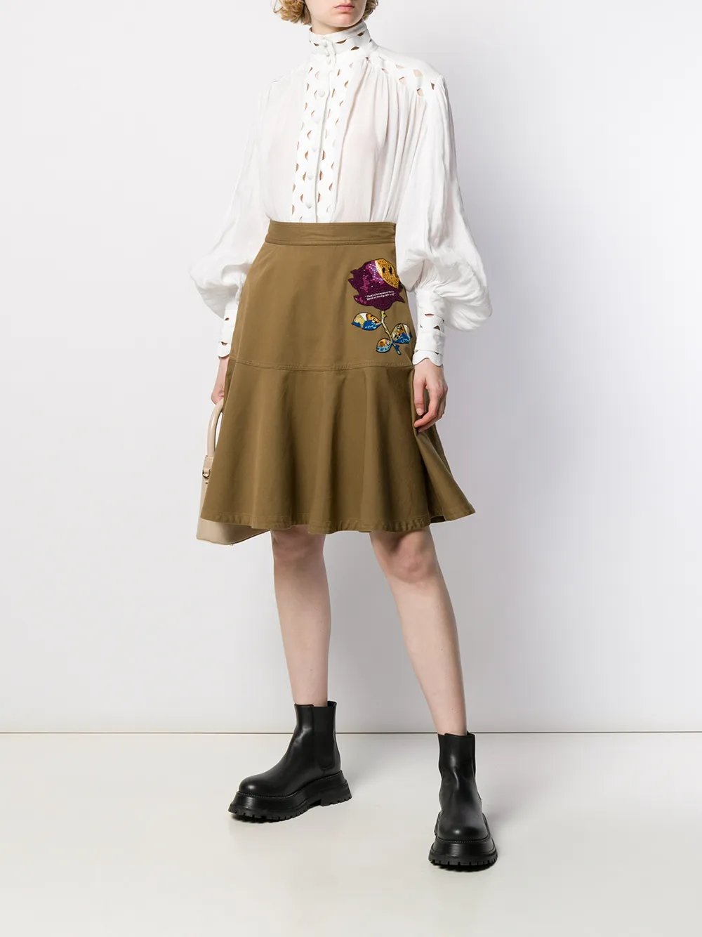 Valentino Garavani Valentino x Undercover rok met pailletten Bruin