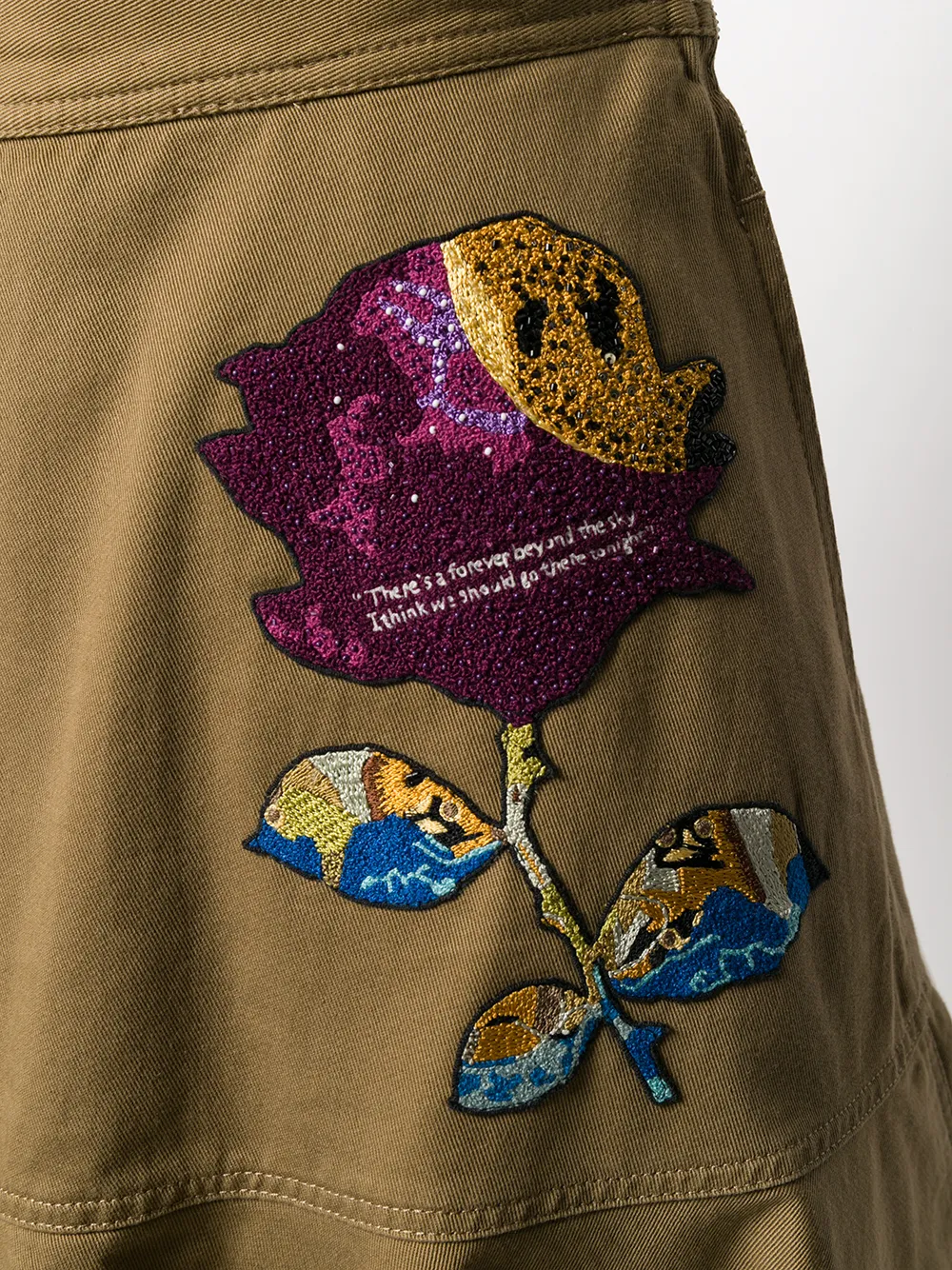 Valentino Garavani Valentino x Undercover rok met pailletten Bruin