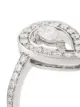 Boucheron 18kt white gold solitaire diamond ring