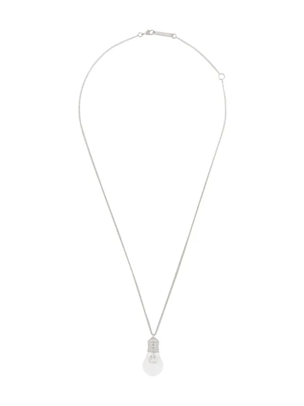 Ambush Light Bulb Charm Necklace Farfetch Ambush Light Bulb Charm Necklace Farfetch, Light Bulb Pendant Necklace