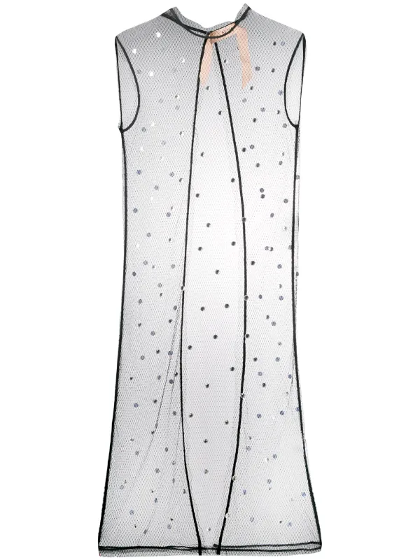 embellished mesh