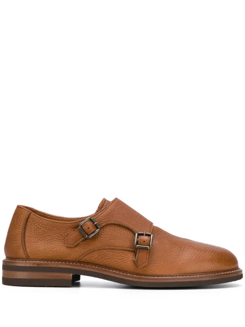 Brunello Cucinelli buckled low-heel monk shoes