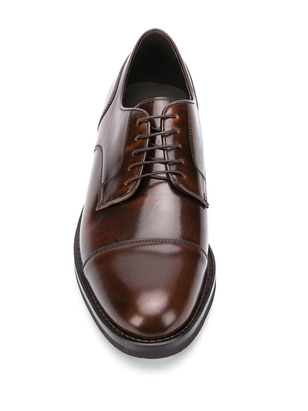 Brunello Cucinelli polished derby shoes Brown