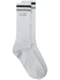 Brunello Cucinelli striped mid-length socks - Grey