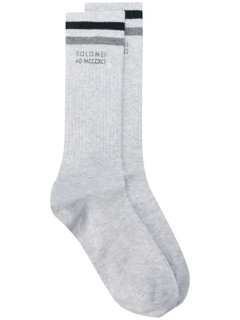 Brunello Cucinelli striped mid-length socks