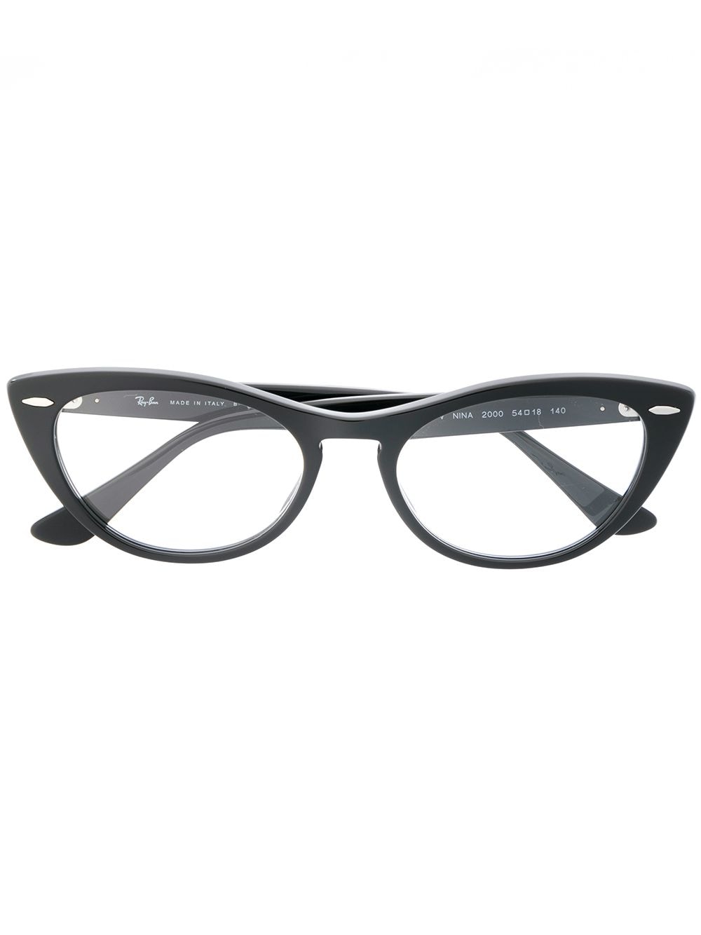 Ray Ban 'nina' Cat-eye-brille In Black