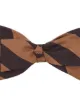 Fendi striped bow hair clip