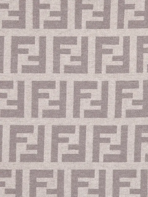 fendi monogram print scarf