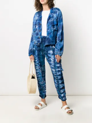 tie dye print jacket展示图