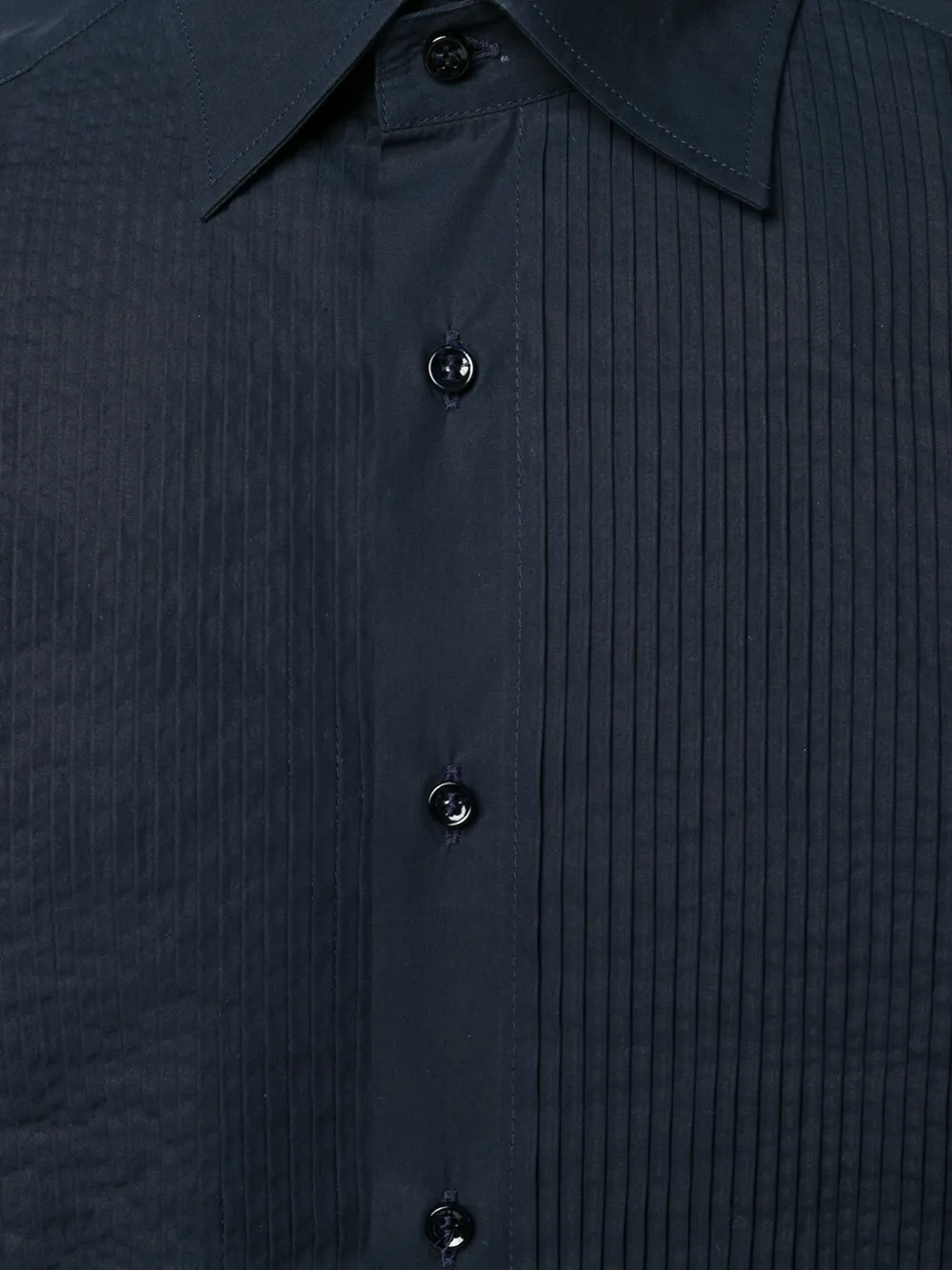 Brunello Cucinelli Men's Bib-front Tuxedo Shirt In Blue