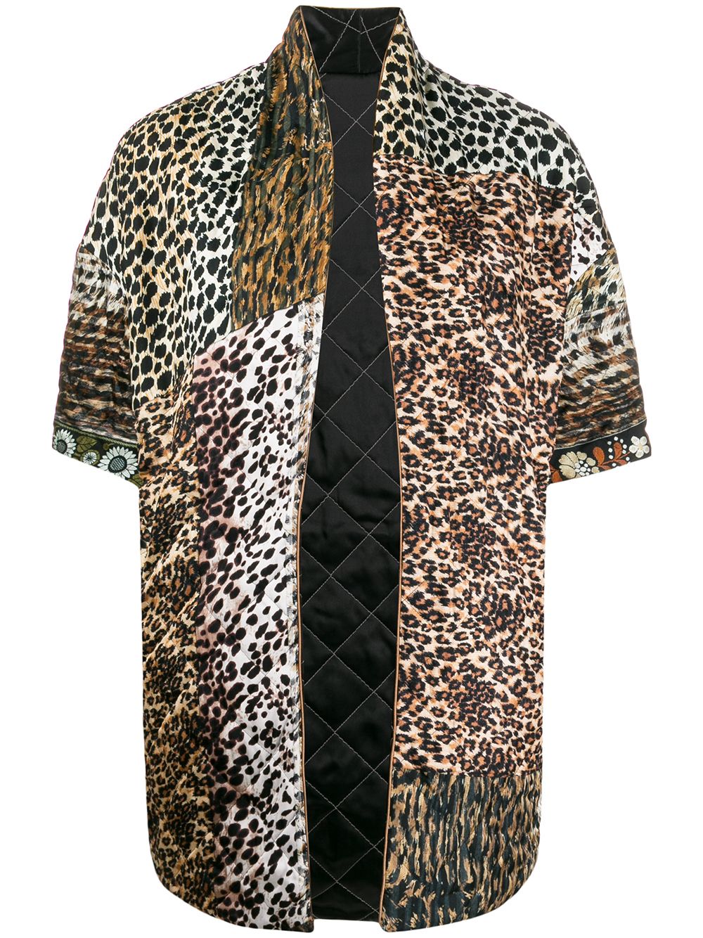 фото Pierre-louis mascia animal print padded coat