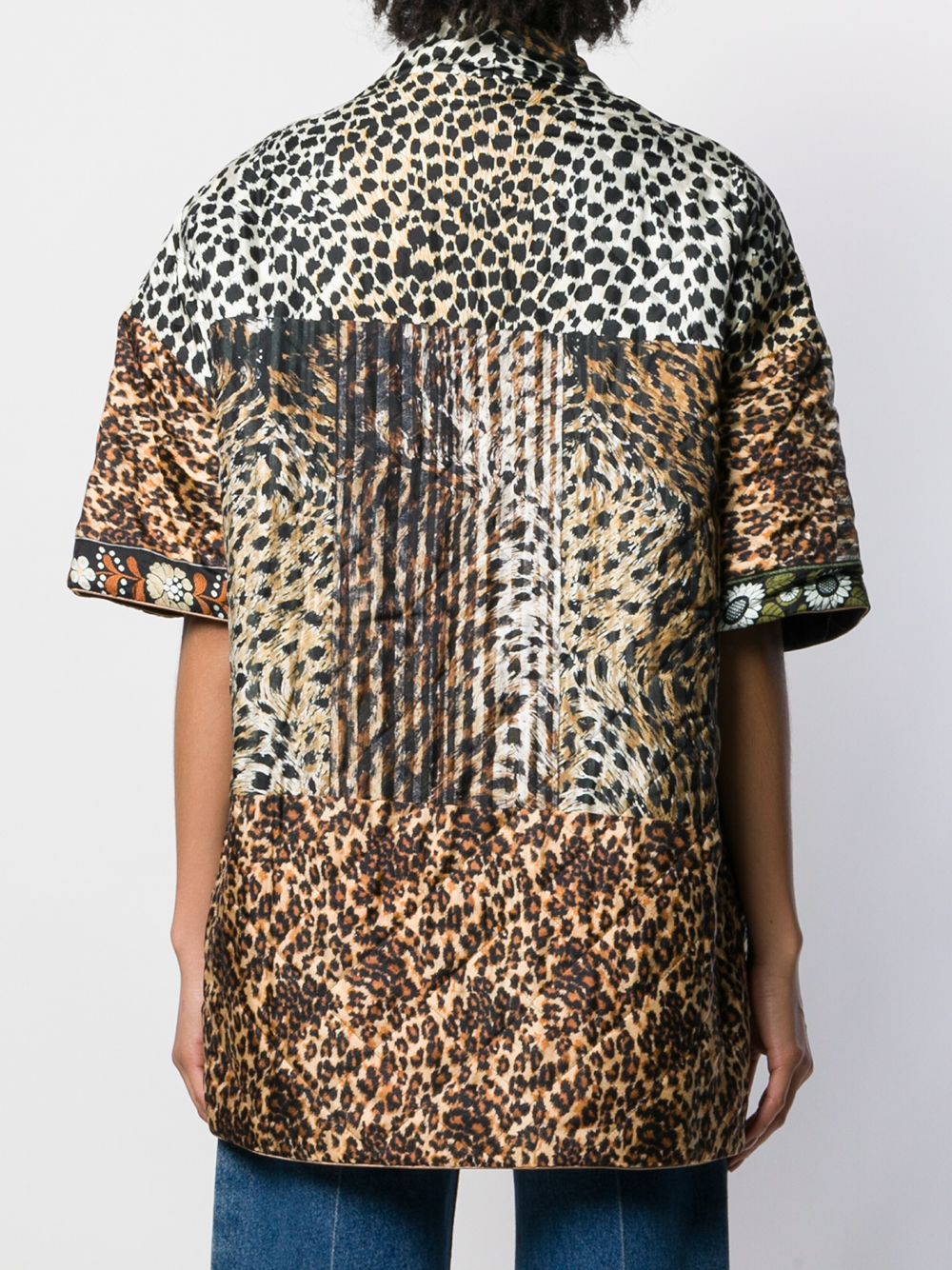 фото Pierre-louis mascia animal print padded coat