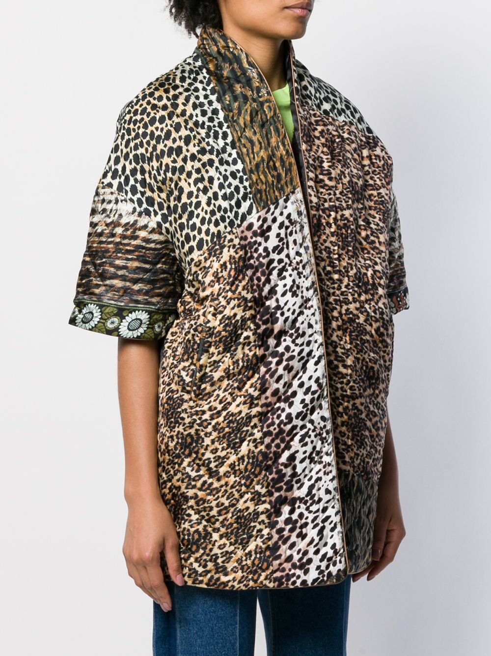 фото Pierre-louis mascia animal print padded coat