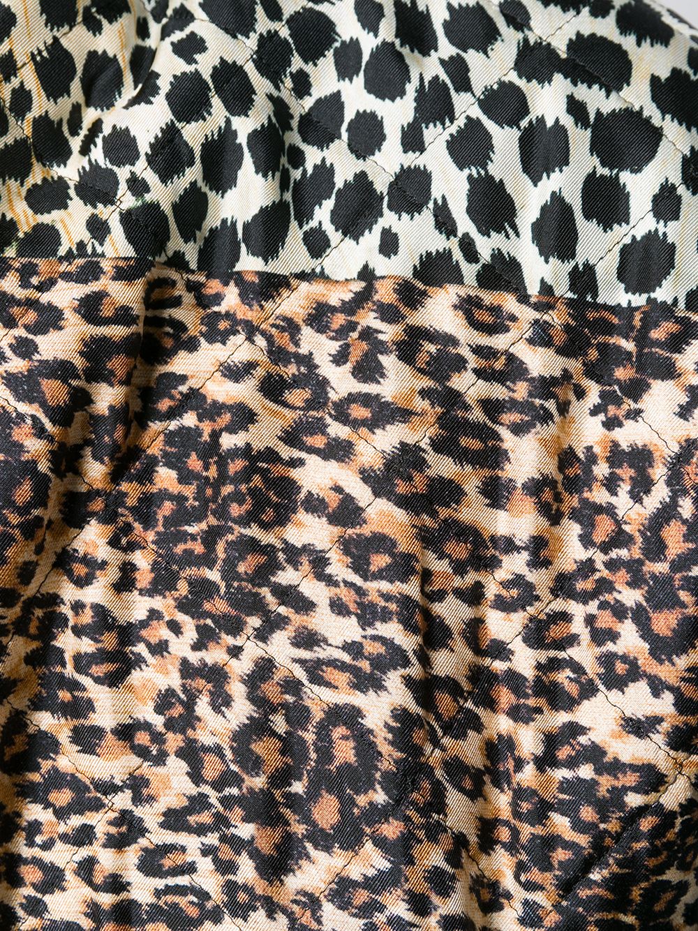 фото Pierre-louis mascia animal print padded coat