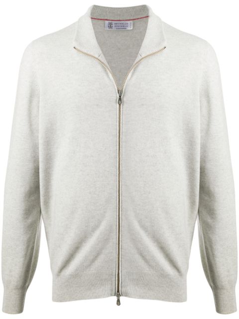 Brunello Cucinelli zip-up cashmere sweater Men