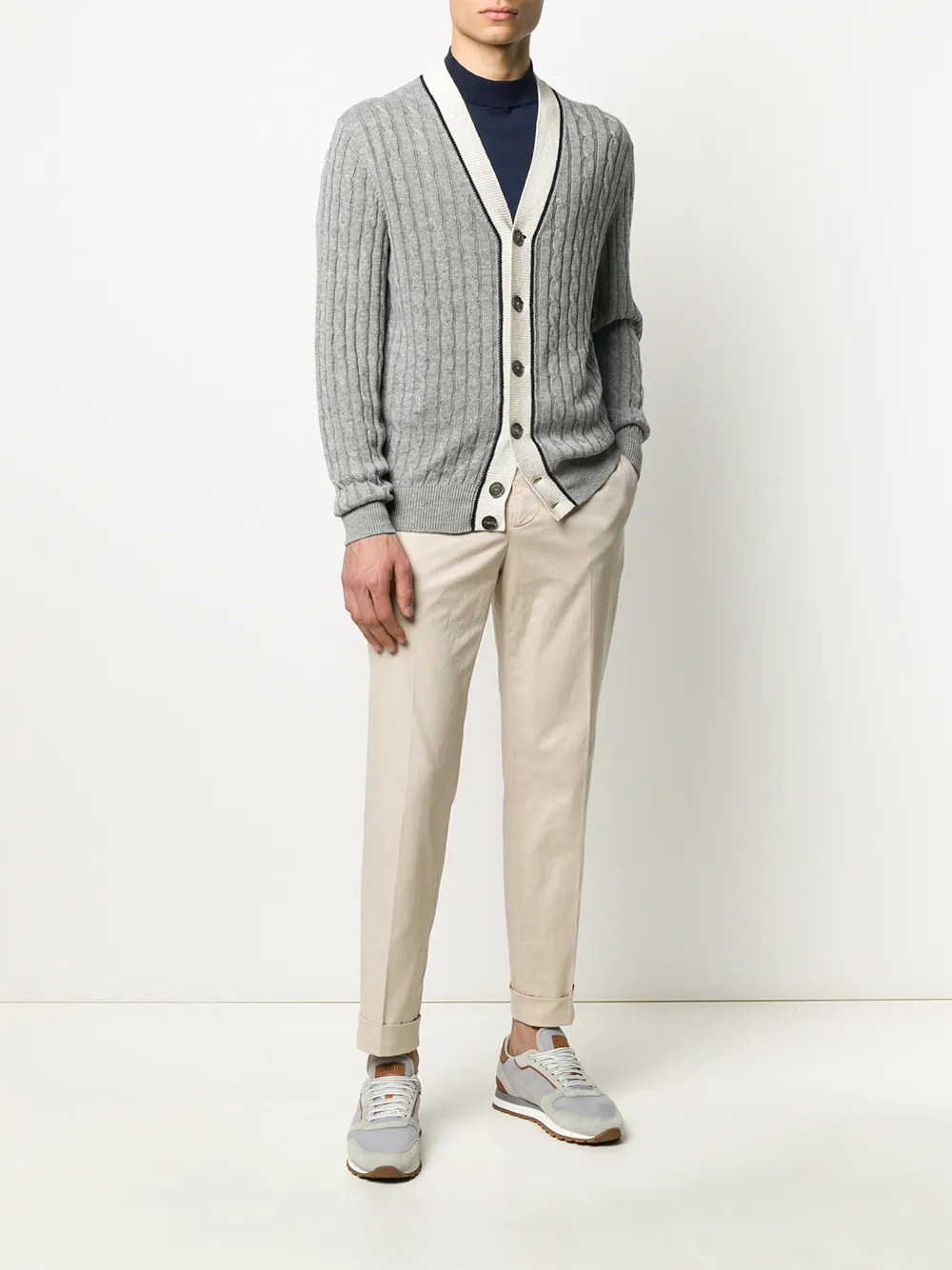 Brunello Cucinelli Turn Up Cuff Chinos - Farfetch