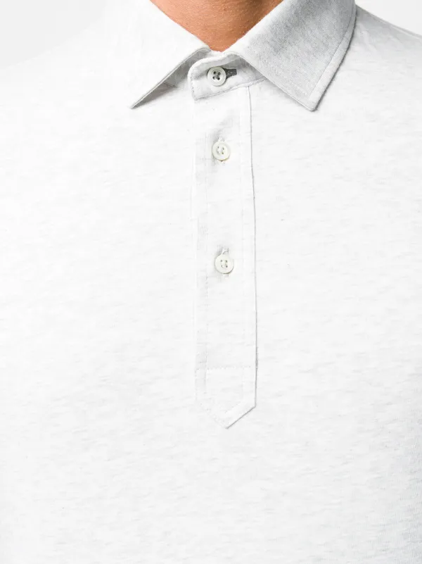 brunello cucinelli long sleeve polo