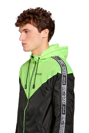 track jacket with hood