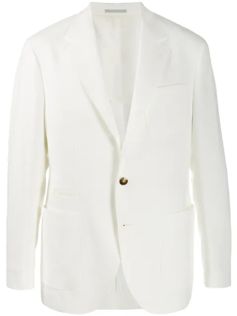 Brunello Cucinelli single-breasted fitted blazer