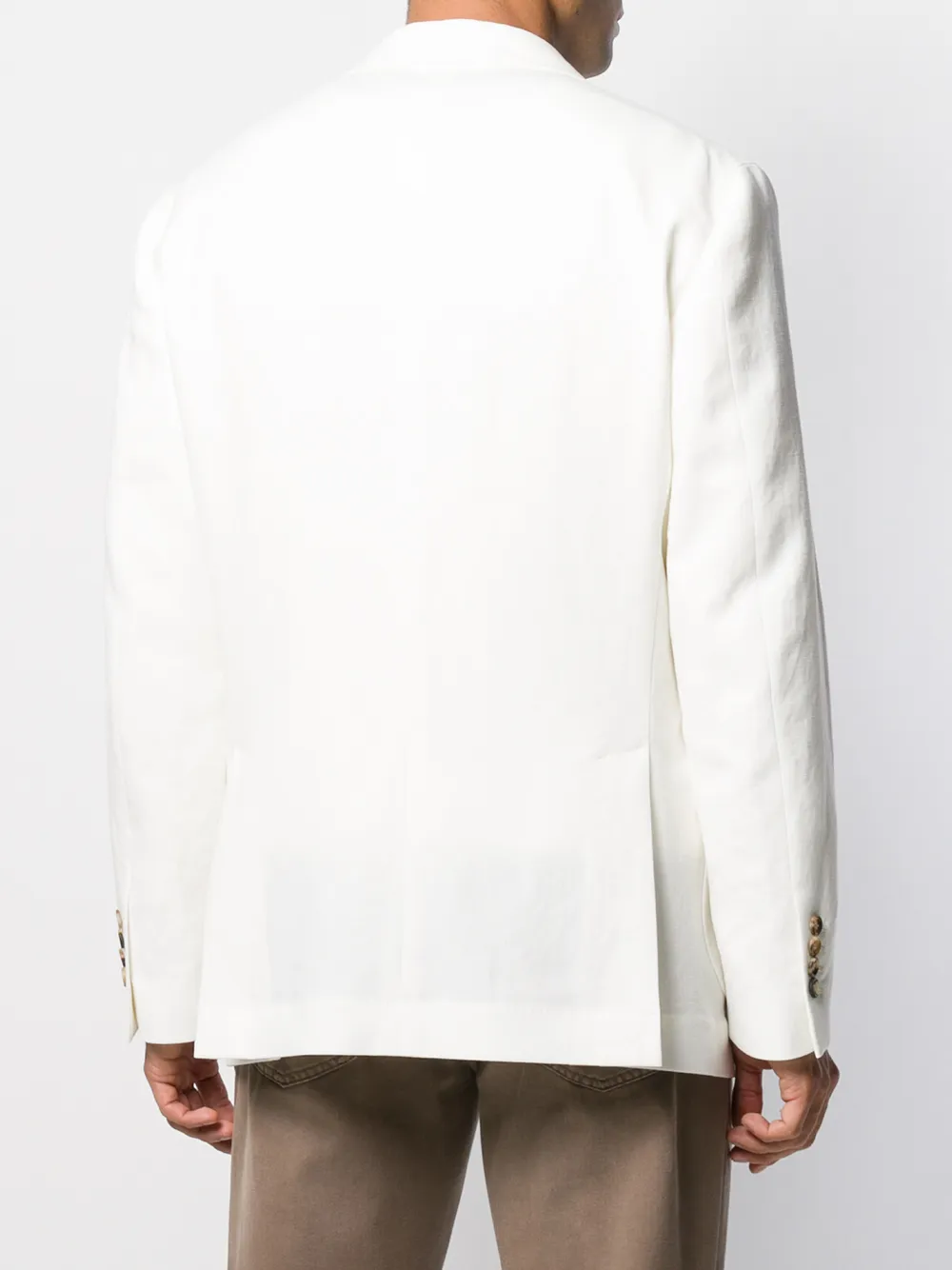Brunello Cucinelli single-breasted fitted blazer | Clothing | Image 4
