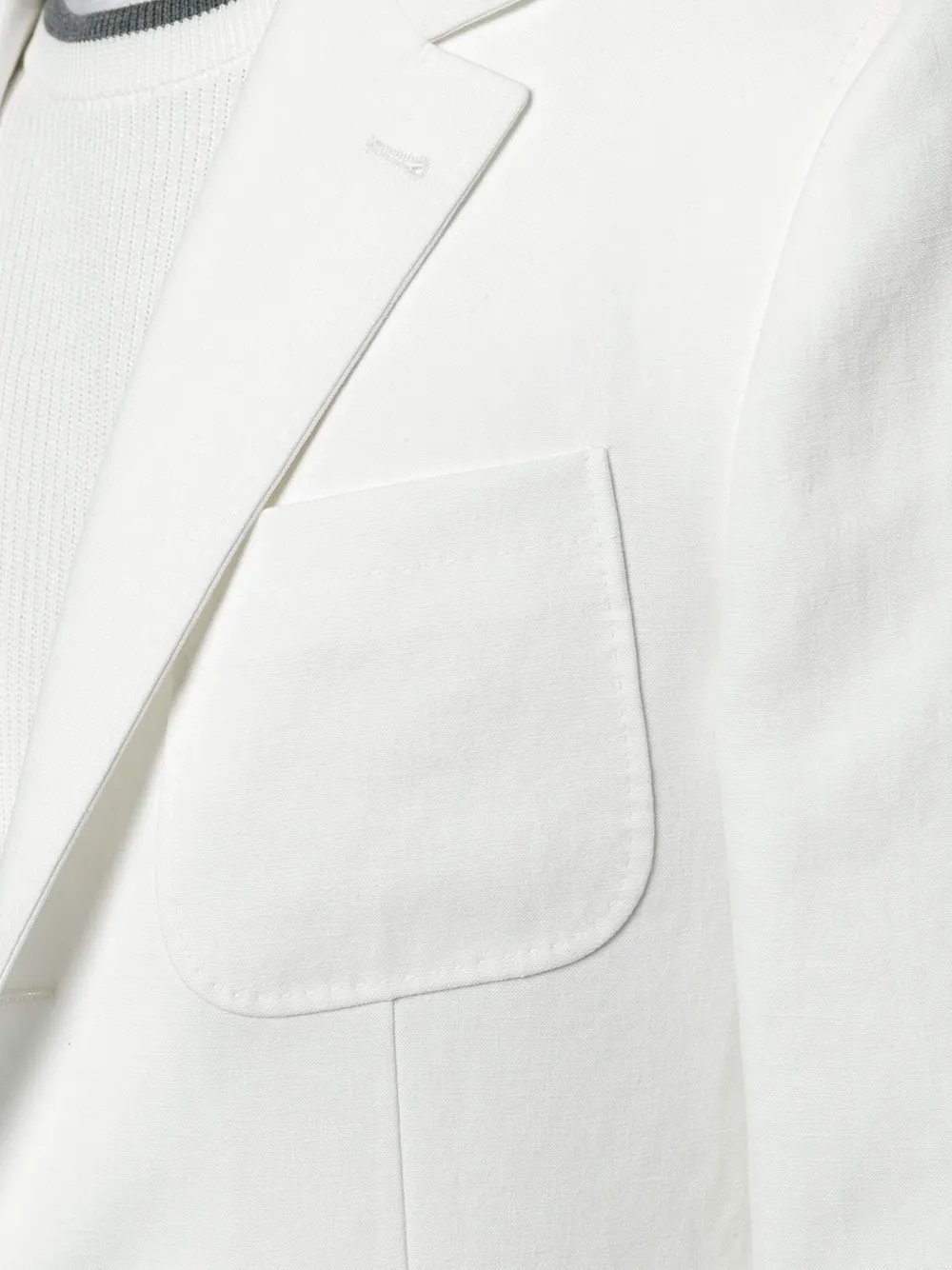 Brunello Cucinelli single-breasted fitted blazer | Image 5