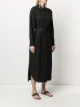 Brunello Cucinelli pleated bib belted shirt dress