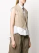 Brunello Cucinelli striped sequin waistcoat