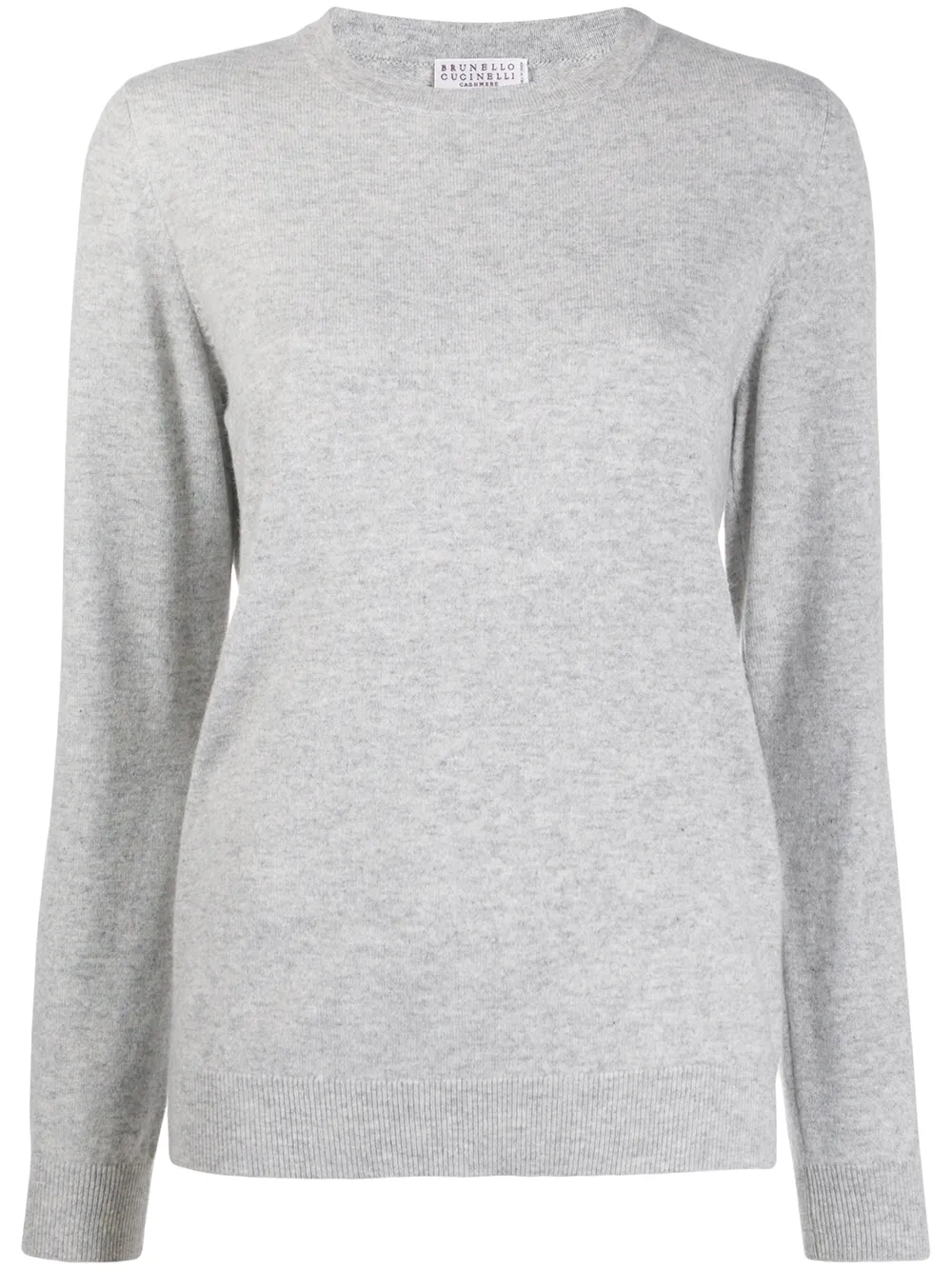 Brunello Cucinelli relaxed cashmere jumper - Grey