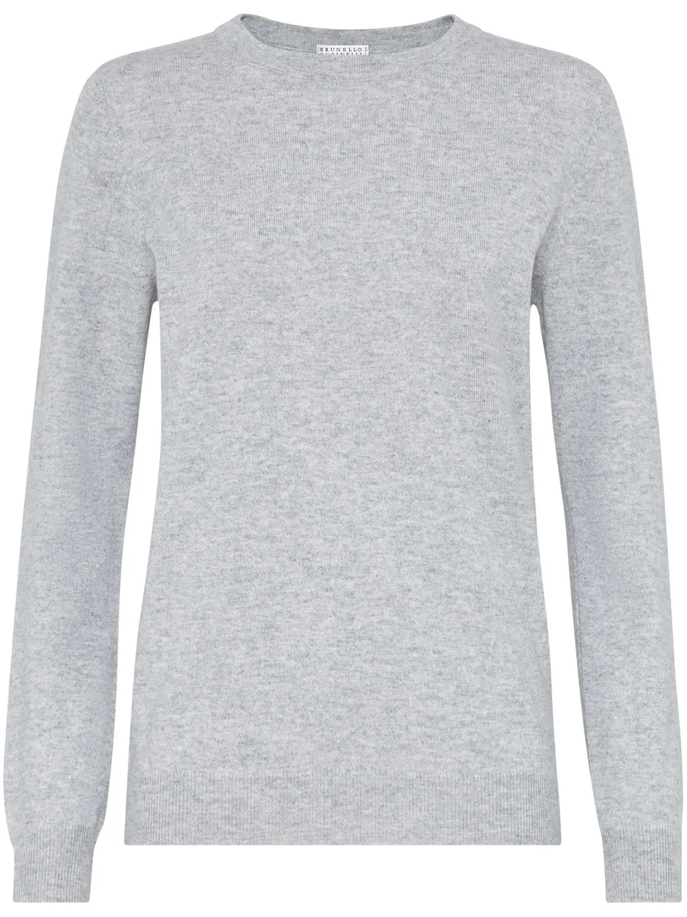 Brunello Cucinelli Relaxed Cashmere Jumper In Grey