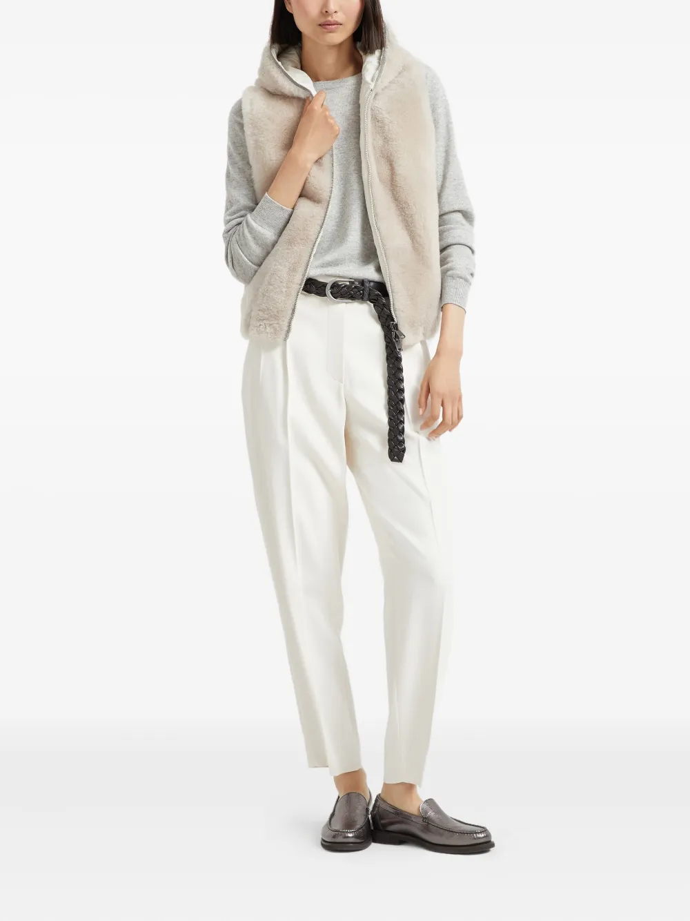 Brunello Cucinelli round-neck knit jumper | Knitted Sweaters | Image 2