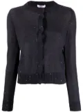 Brunello Cucinelli sequined knitted cardigan - Blue