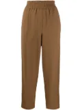 Brunello Cucinelli elasticated waistband trousers - Brown