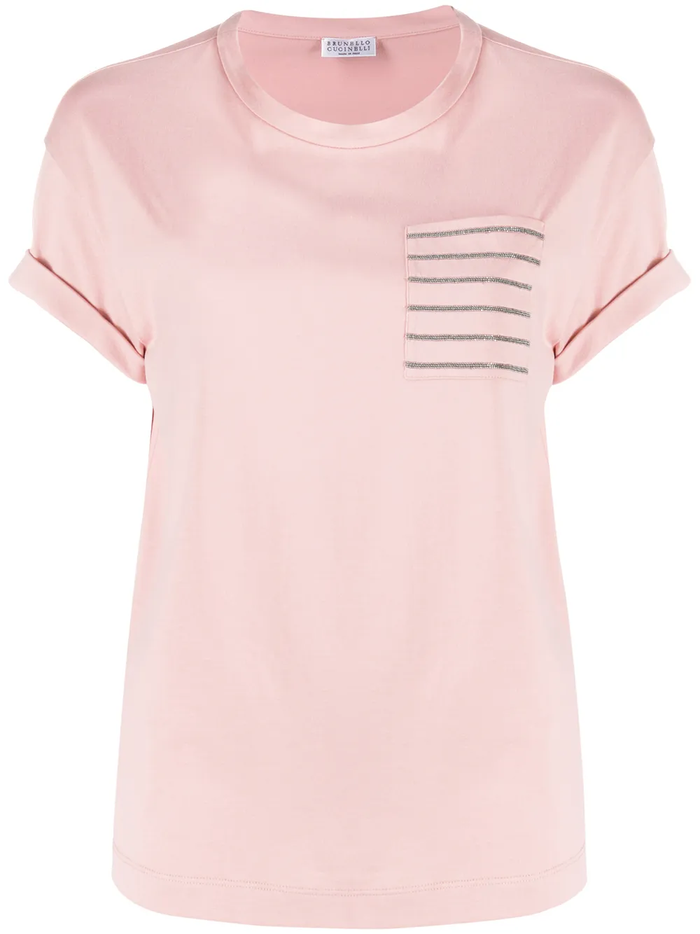 Brunello Cucinelli T-Shirt Mit Perlen hY4W9 jkEVr Brunello Cucinelli T-Shirt Mit Perlen hY4W9 jkEVr